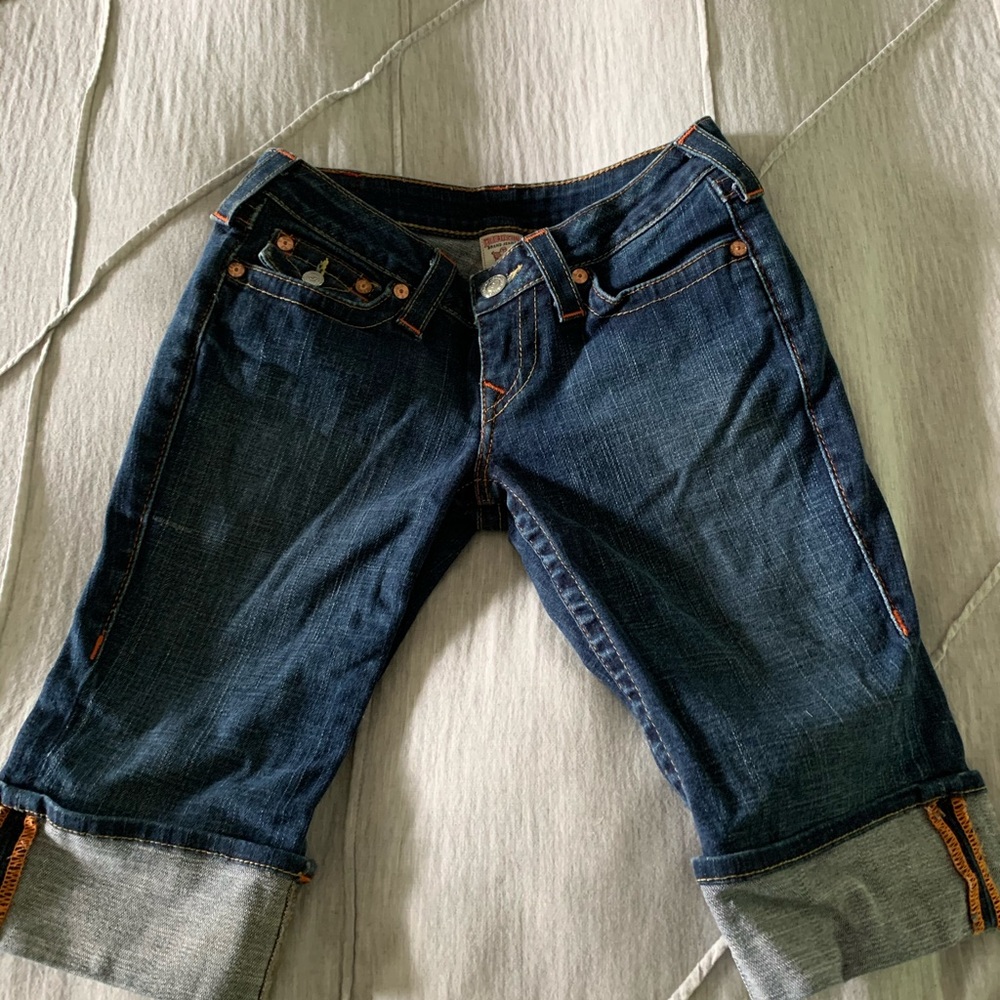 True Religion Cropped Shorts
